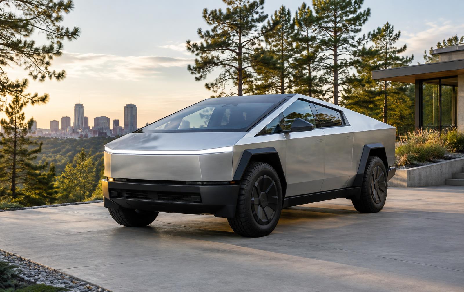 Tesla Cybertruck — RSRV EV fleet vehicle