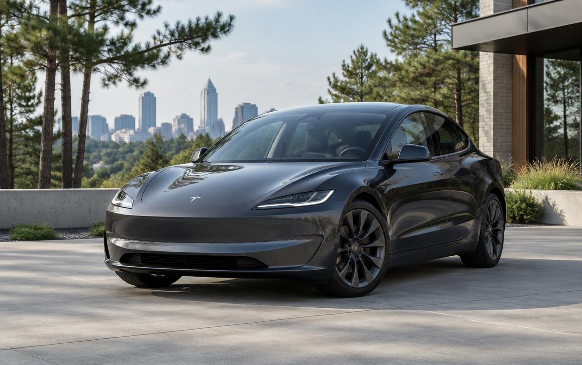 Tesla Model 3 — RSRV EV fleet vehicle